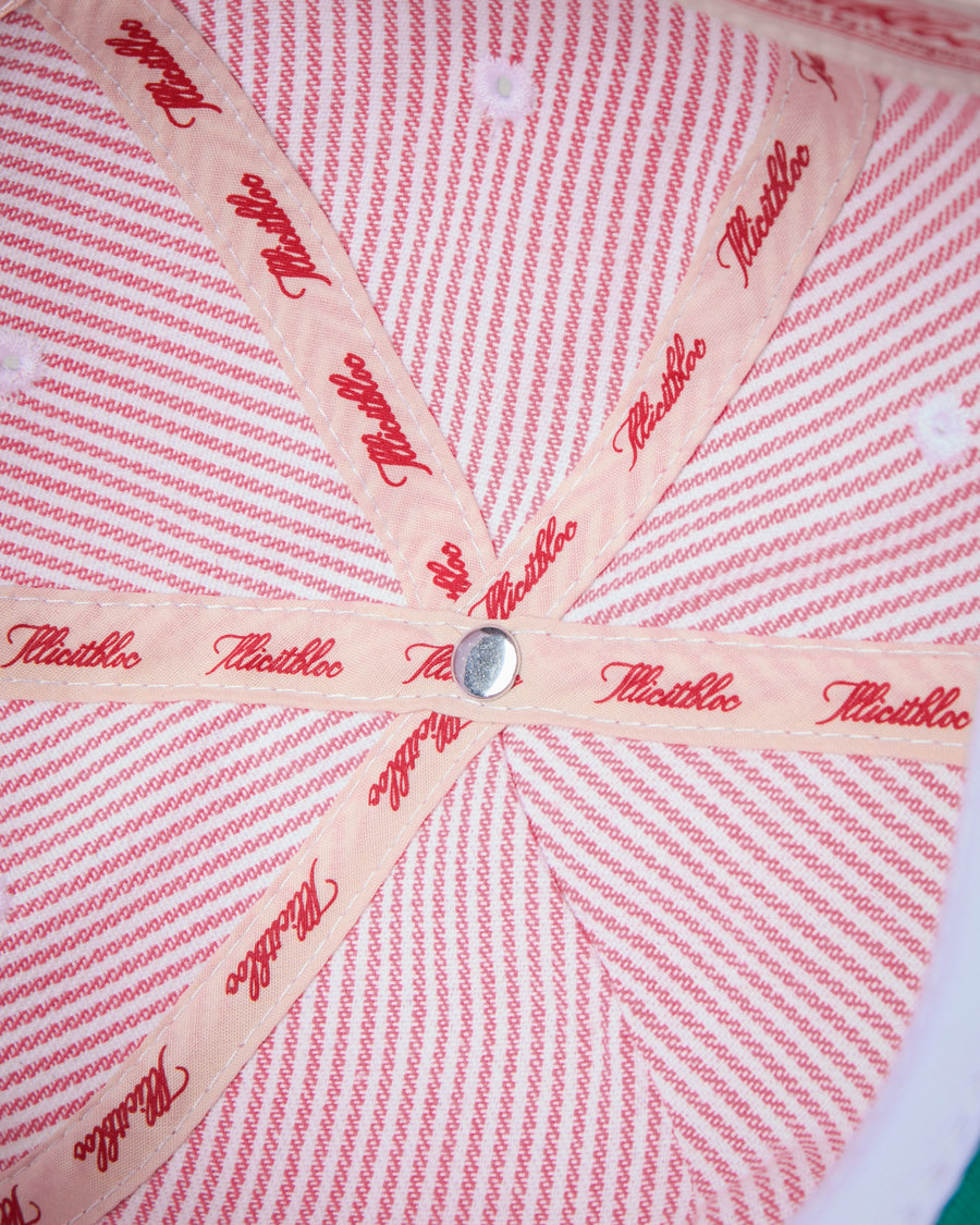 DEPT. STRIPE CAP - RED/WHITE