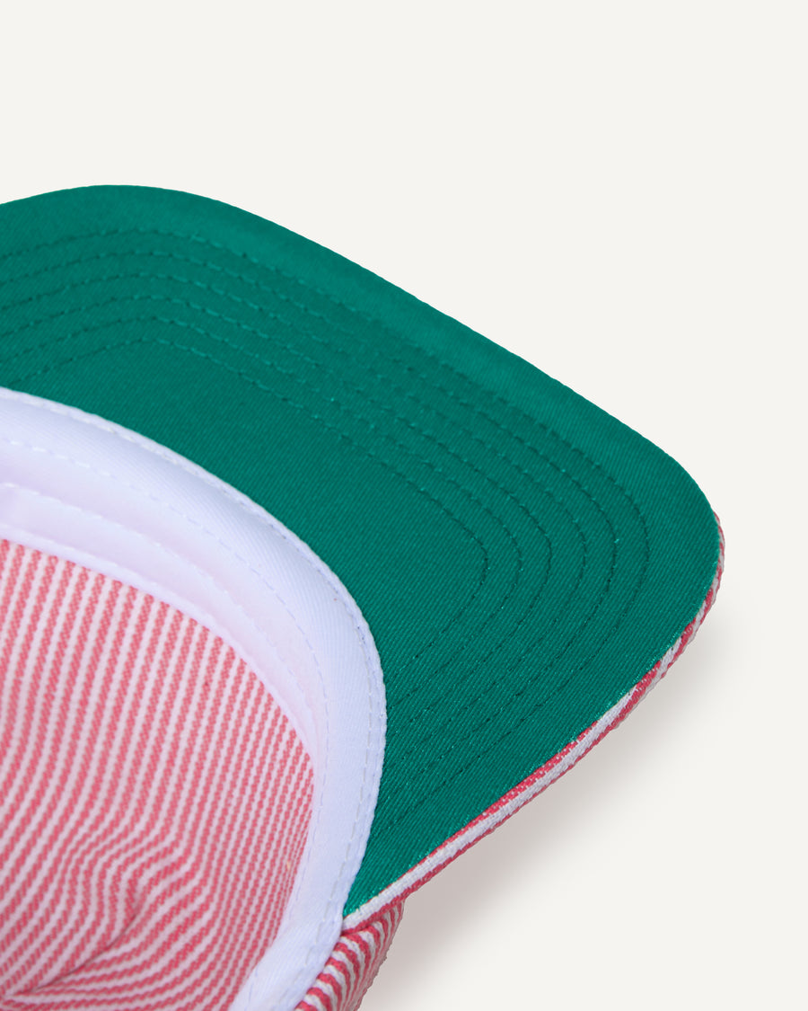 DEPT. STRIPE CAP - RED/WHITE