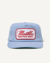 Load image into Gallery viewer, DEPT. STRIPE CAP - BLUE/WHITE
