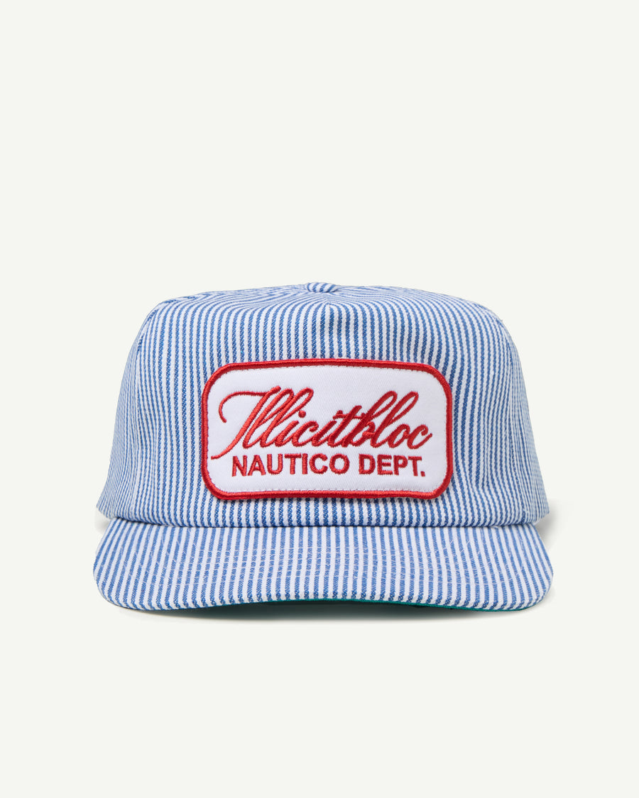 DEPT. STRIPE CAP - BLUE/WHITE