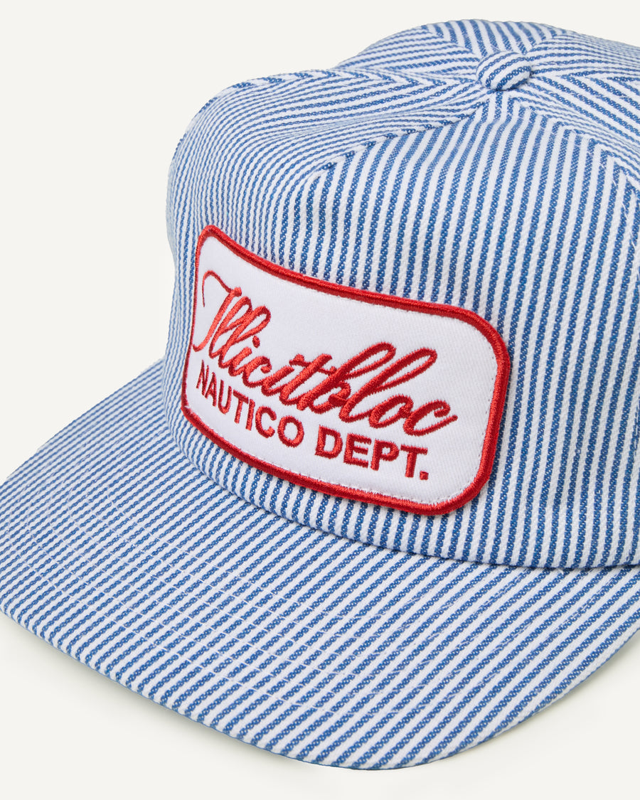 DEPT. STRIPE CAP - BLUE/WHITE