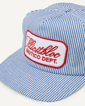 Load image into Gallery viewer, DEPT. STRIPE CAP - BLUE/WHITE

