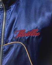 Load image into Gallery viewer, SATIN TRACK JACKET - NAVY
