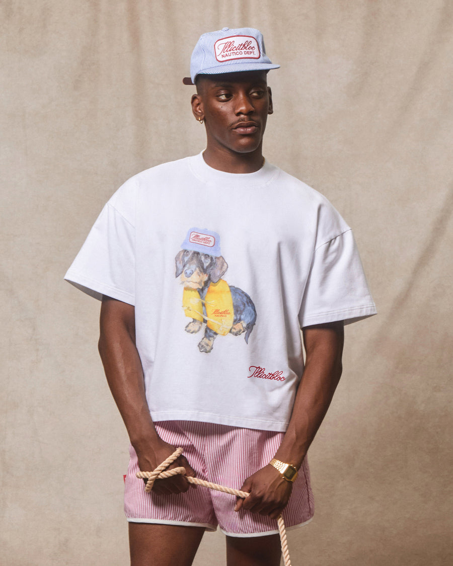 DECK DACHS T-SHIRT - WHITE