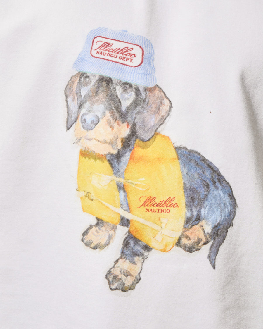 DECK DACHS T-SHIRT - WHITE