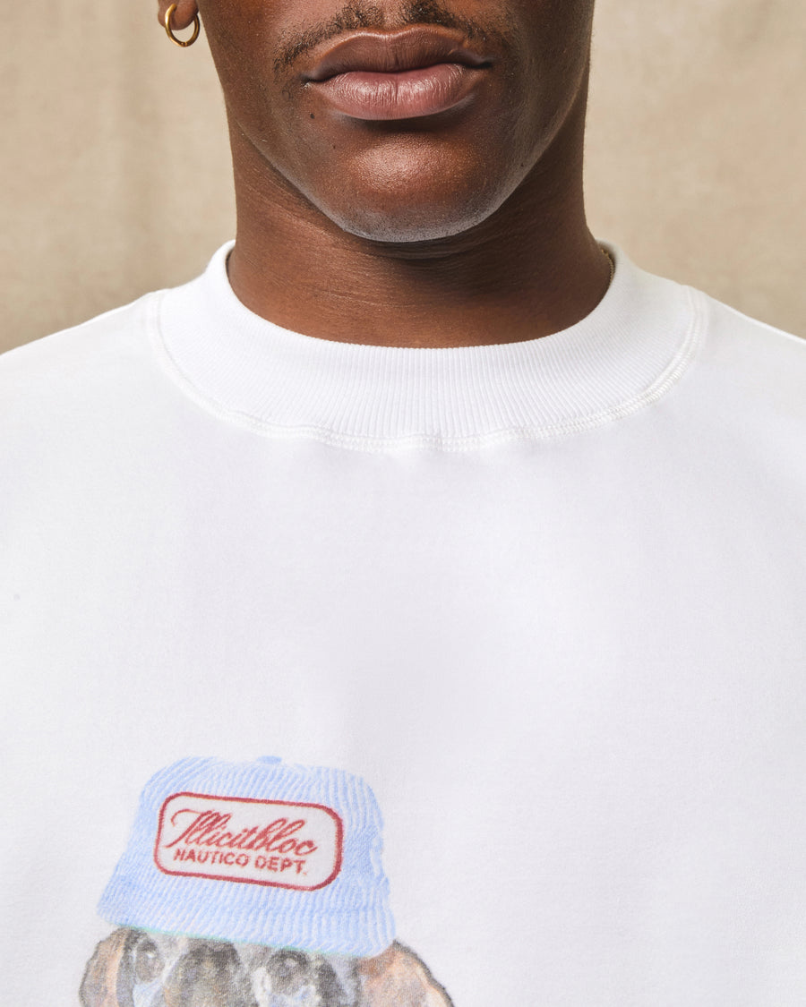 DECK DACHS T-SHIRT - WHITE