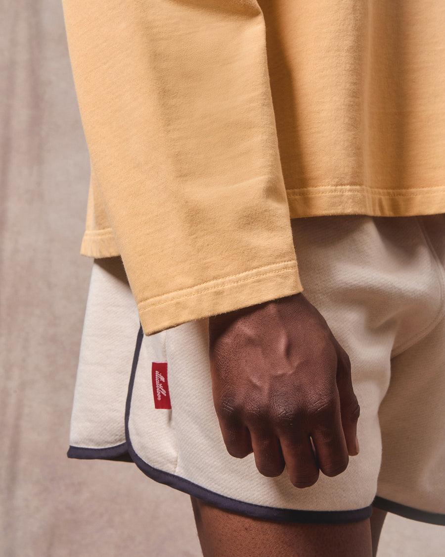 SARDINE POCKET LONG SLEEVE T-SHIRT - MIMOSA