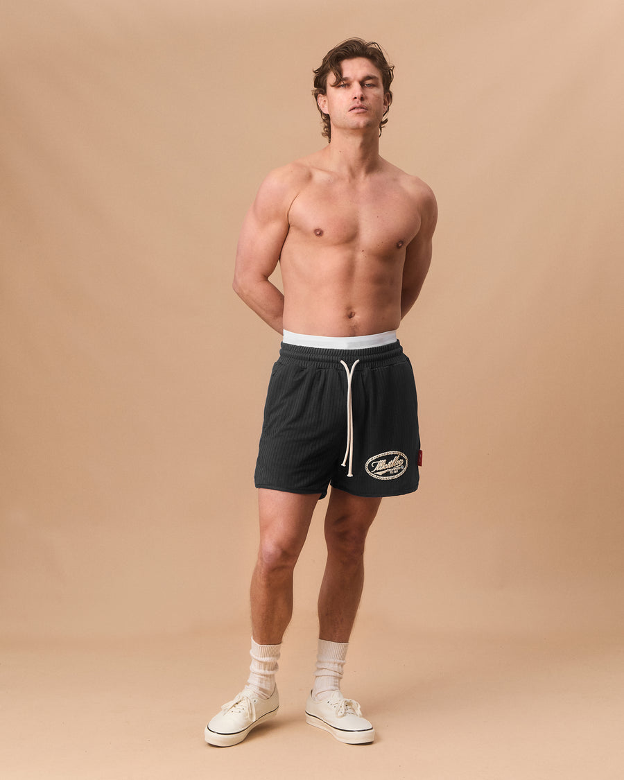 CONCHO SPORTS SHORTS - BLACK