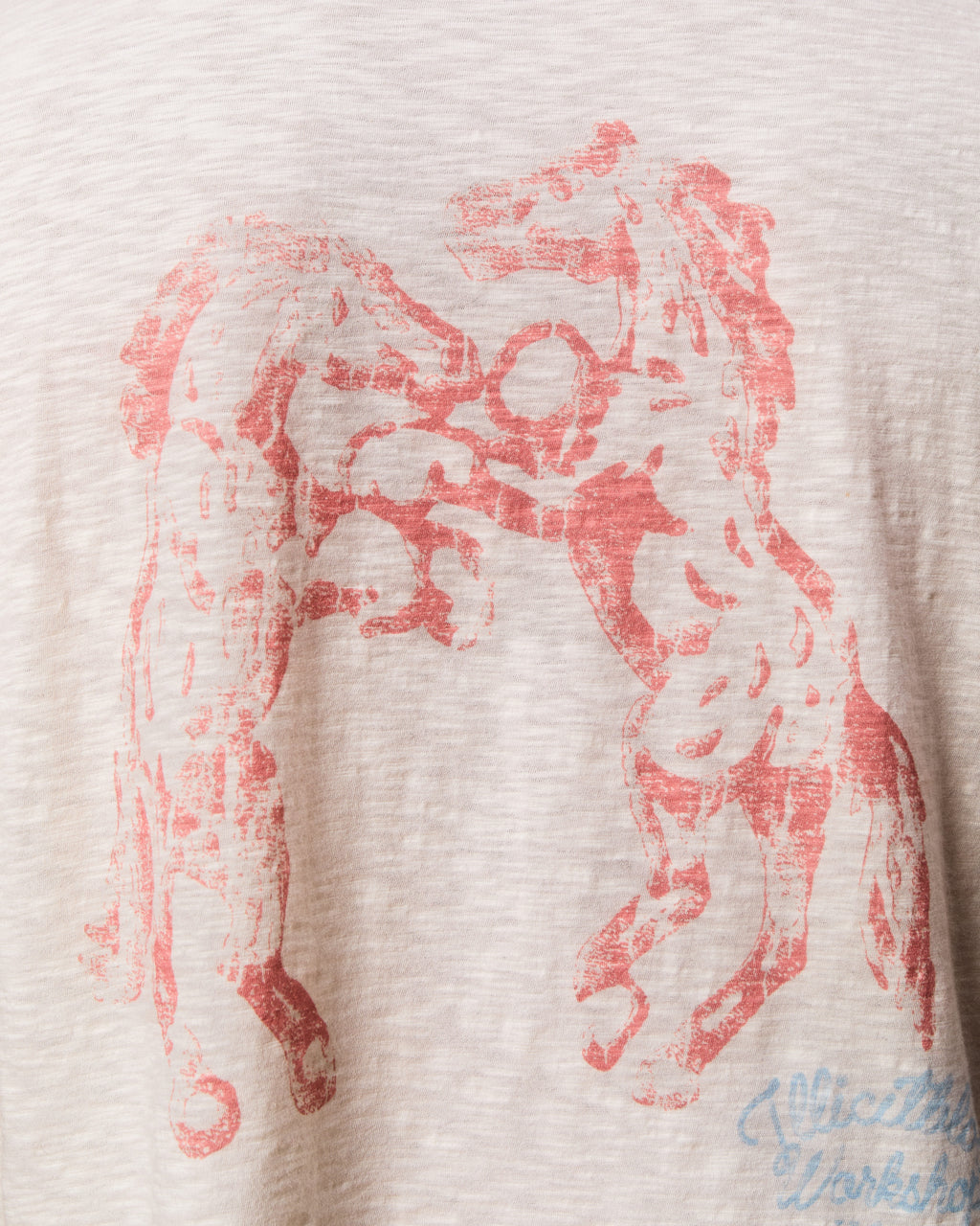 STALLIONS SLUB T-SHIRT - IVORY