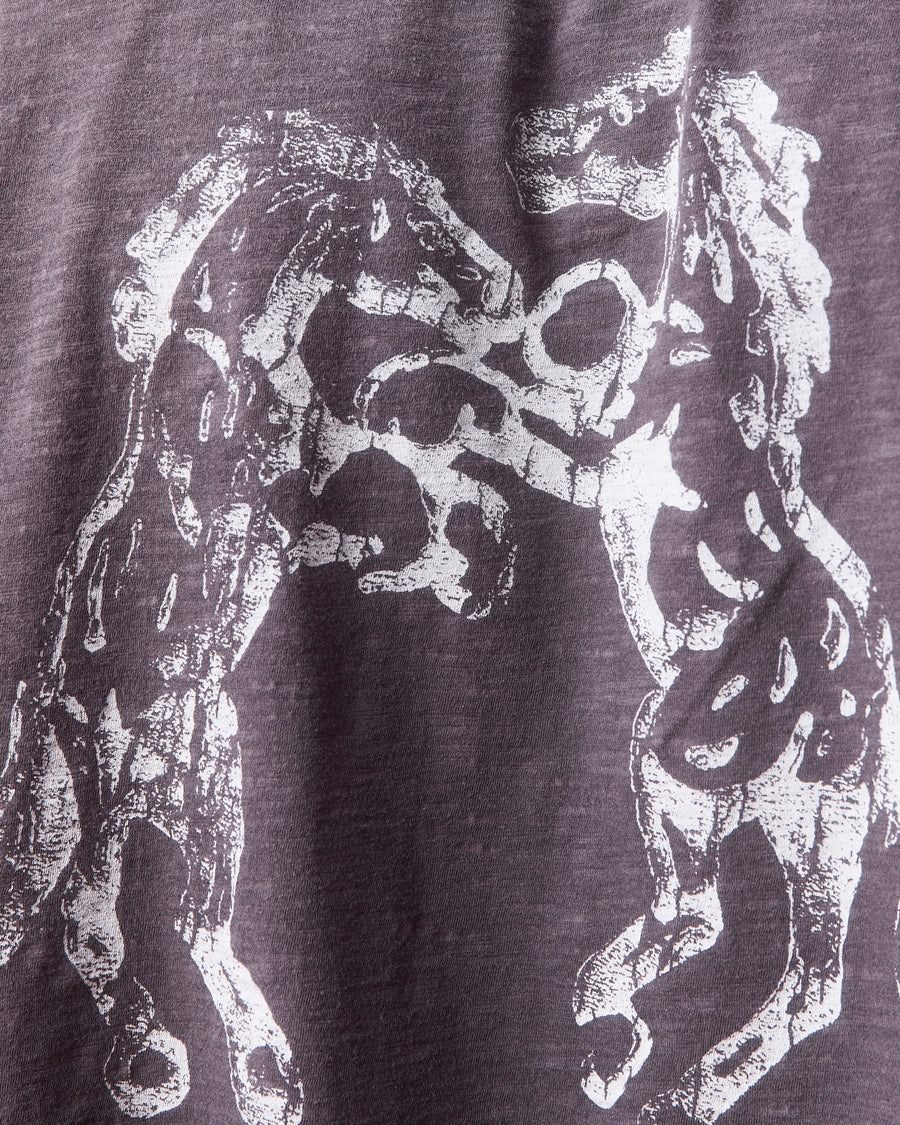 STALLIONS SLUB T-SHIRT - SLATE