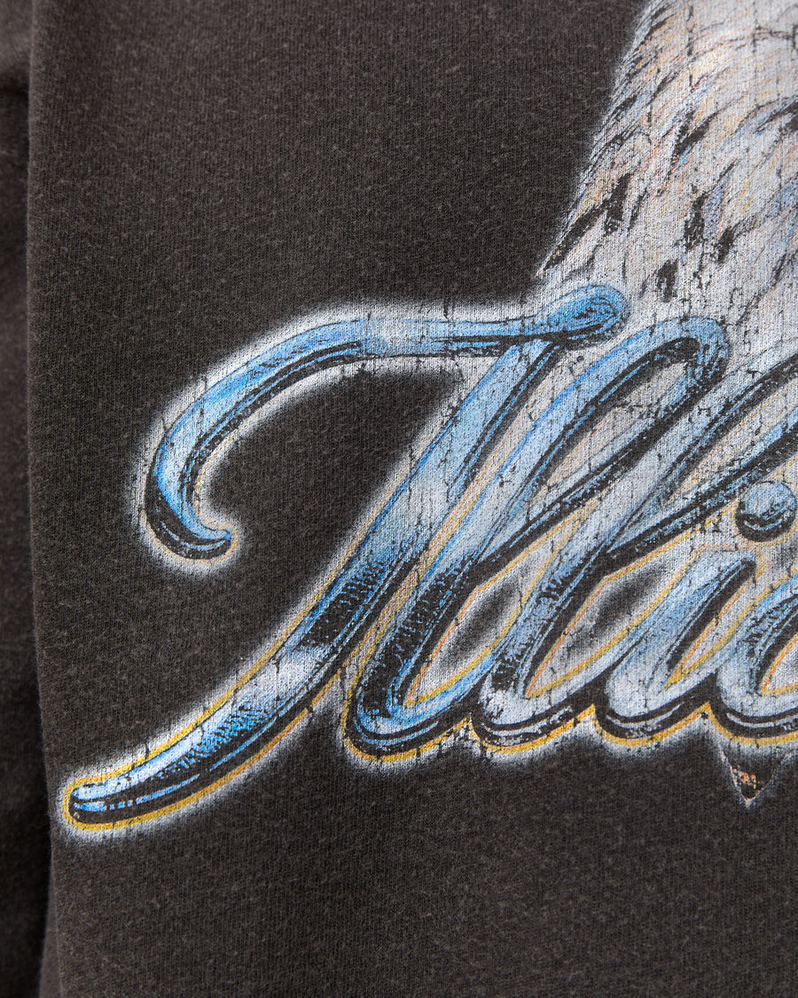 CHROME FEATHERKNIT™ LONG SLEEVE T-SHIRT - CHARCOAL