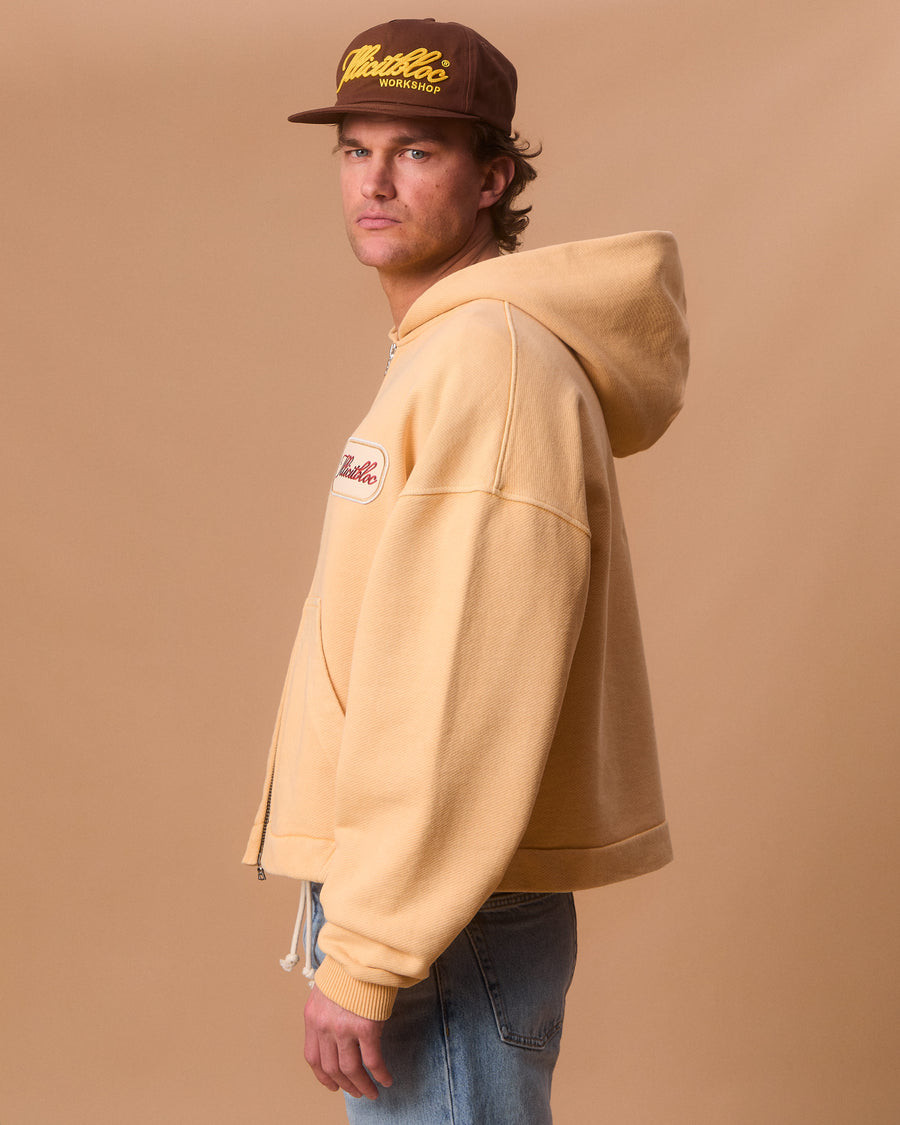 PATCHWORK TITANWEAVE™ ZIP HOODIE - MIMOSA