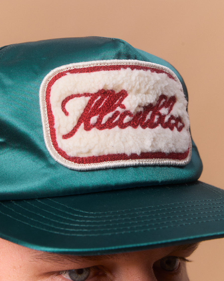 LEGACY PATCHWORK SATIN CAP - TEAL