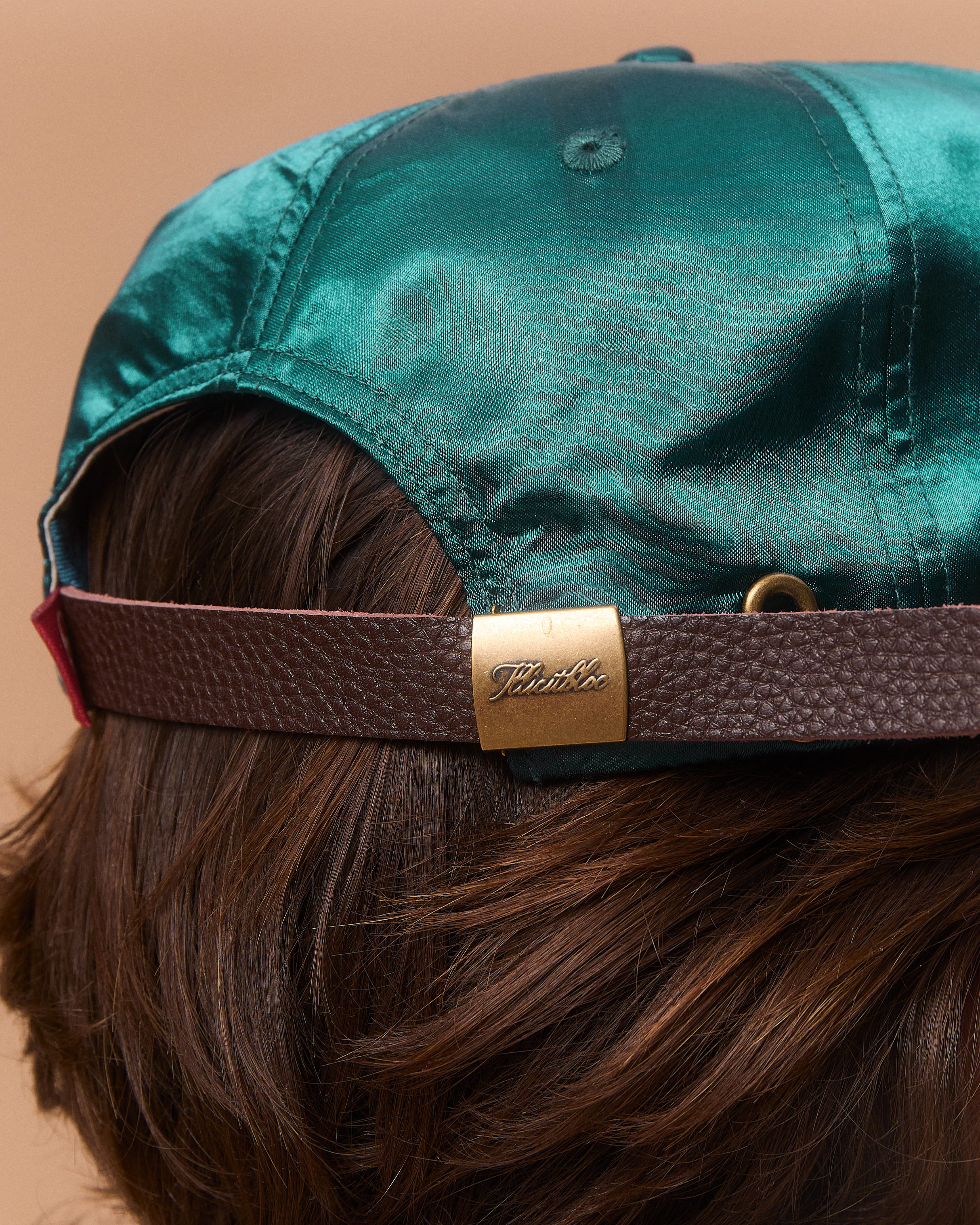 LEGACY PATCHWORK SATIN CAP - TEAL
