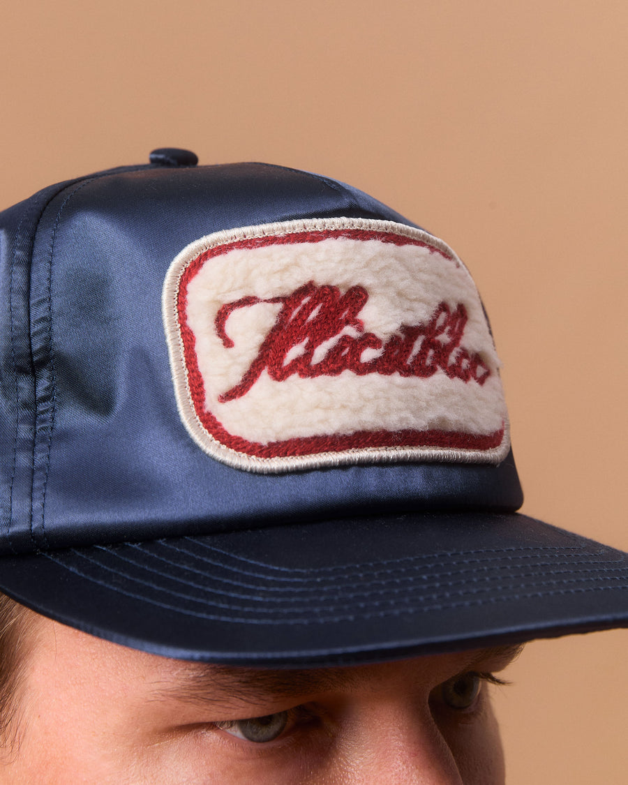 LEGACY PATCHWORK SATIN CAP - NAVY