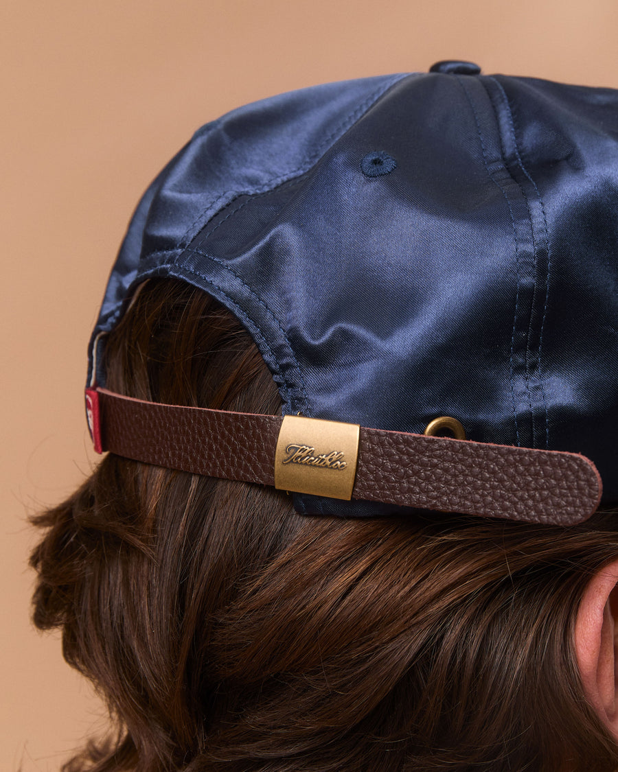 LEGACY PATCHWORK SATIN CAP - NAVY
