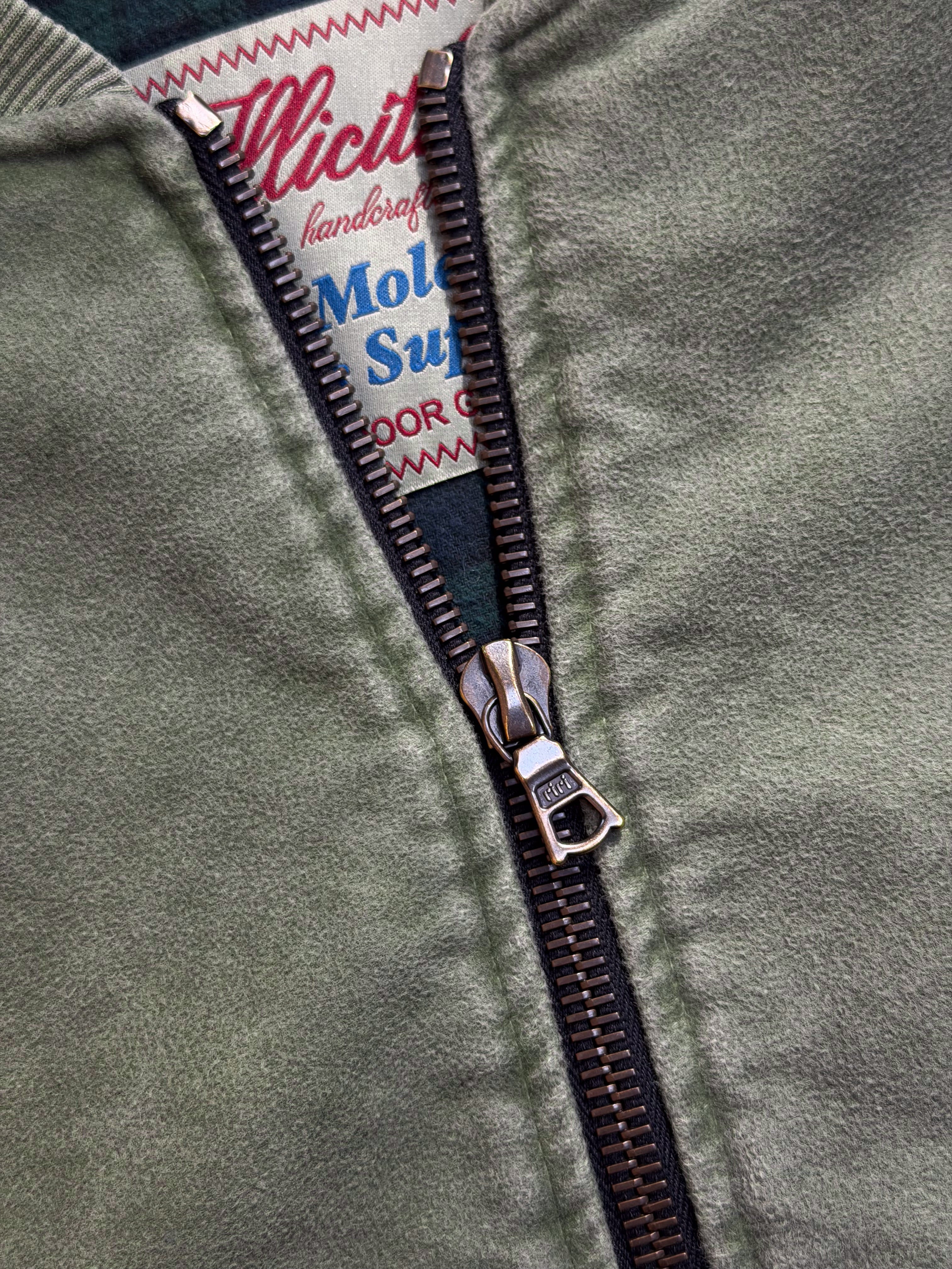 MOLESKIN ANGLER GILET - MOSS GRAY