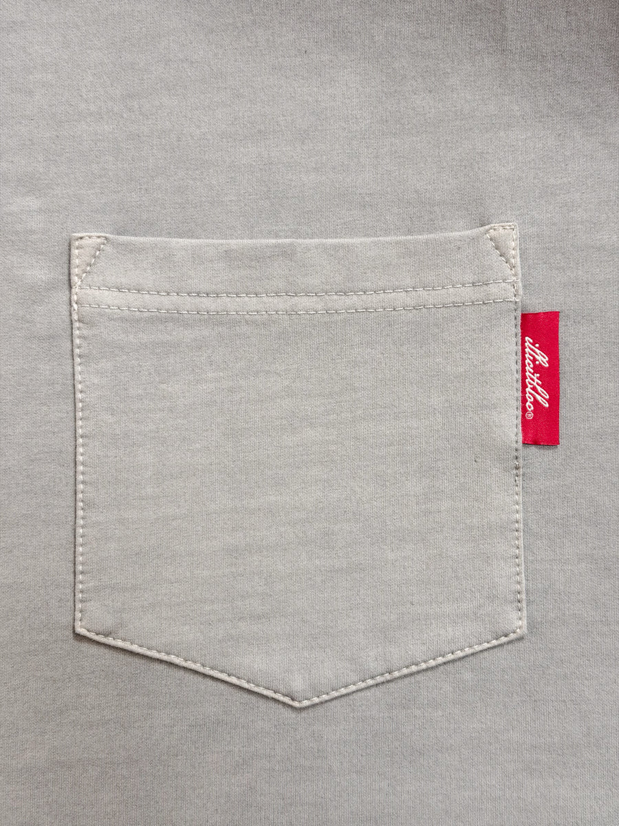 CLASSIC POCKET T-SHIRT - POWDER GREY