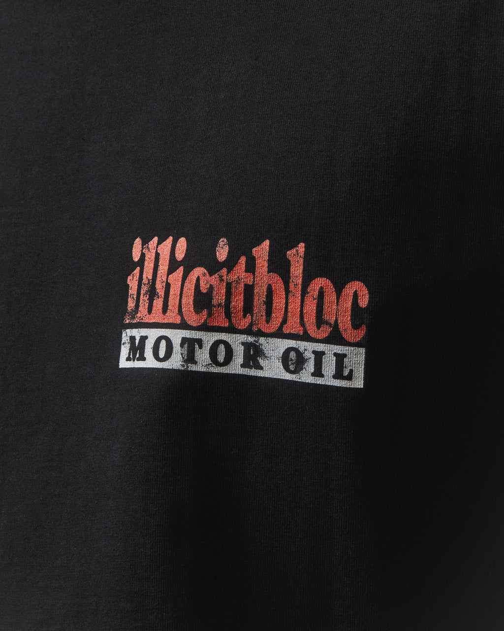 Mag Raw Hem T-shirt - Vintage Black