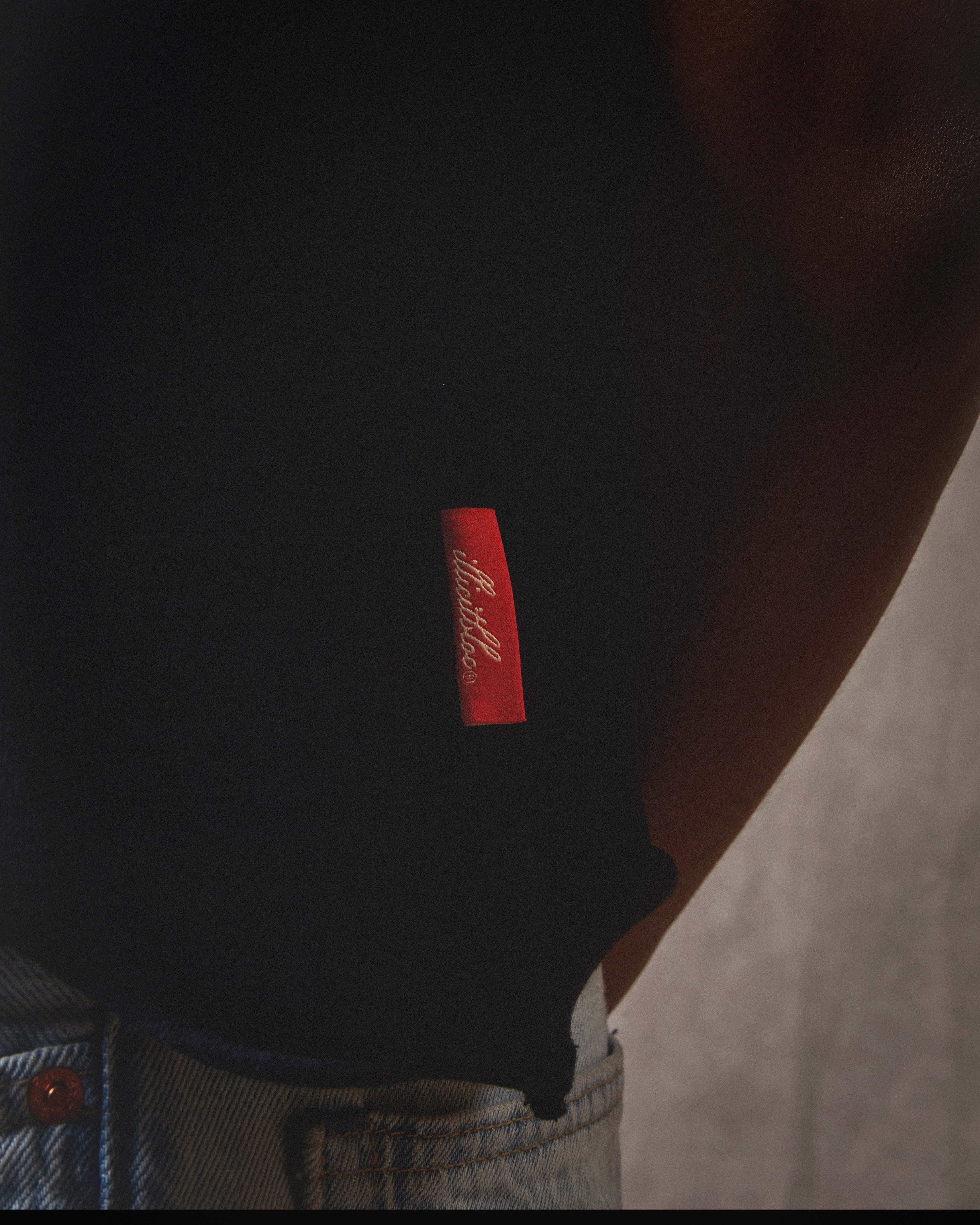 Mag Raw Hem T-shirt - Vintage Black