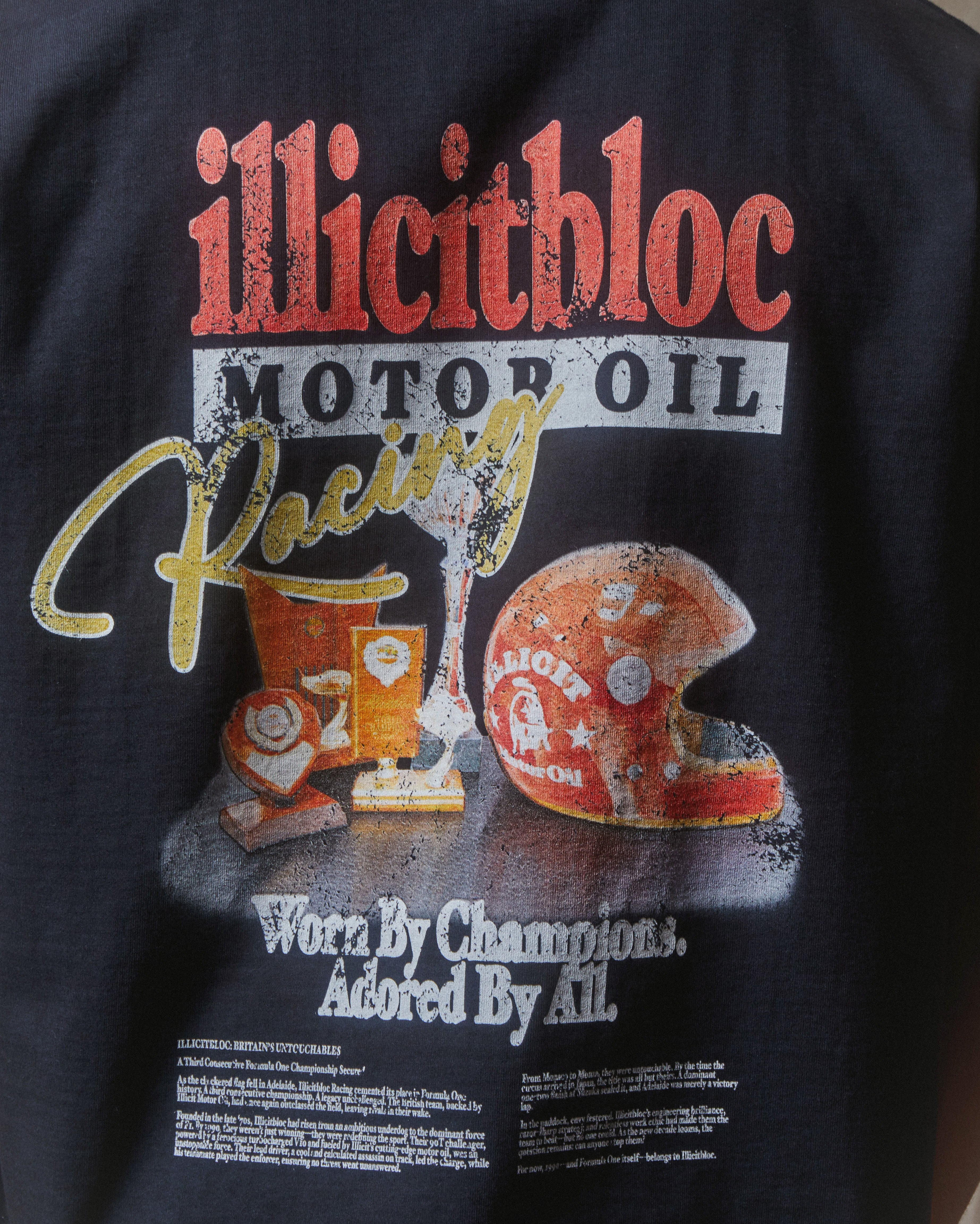 Mag Raw Hem T-shirt - Vintage Black