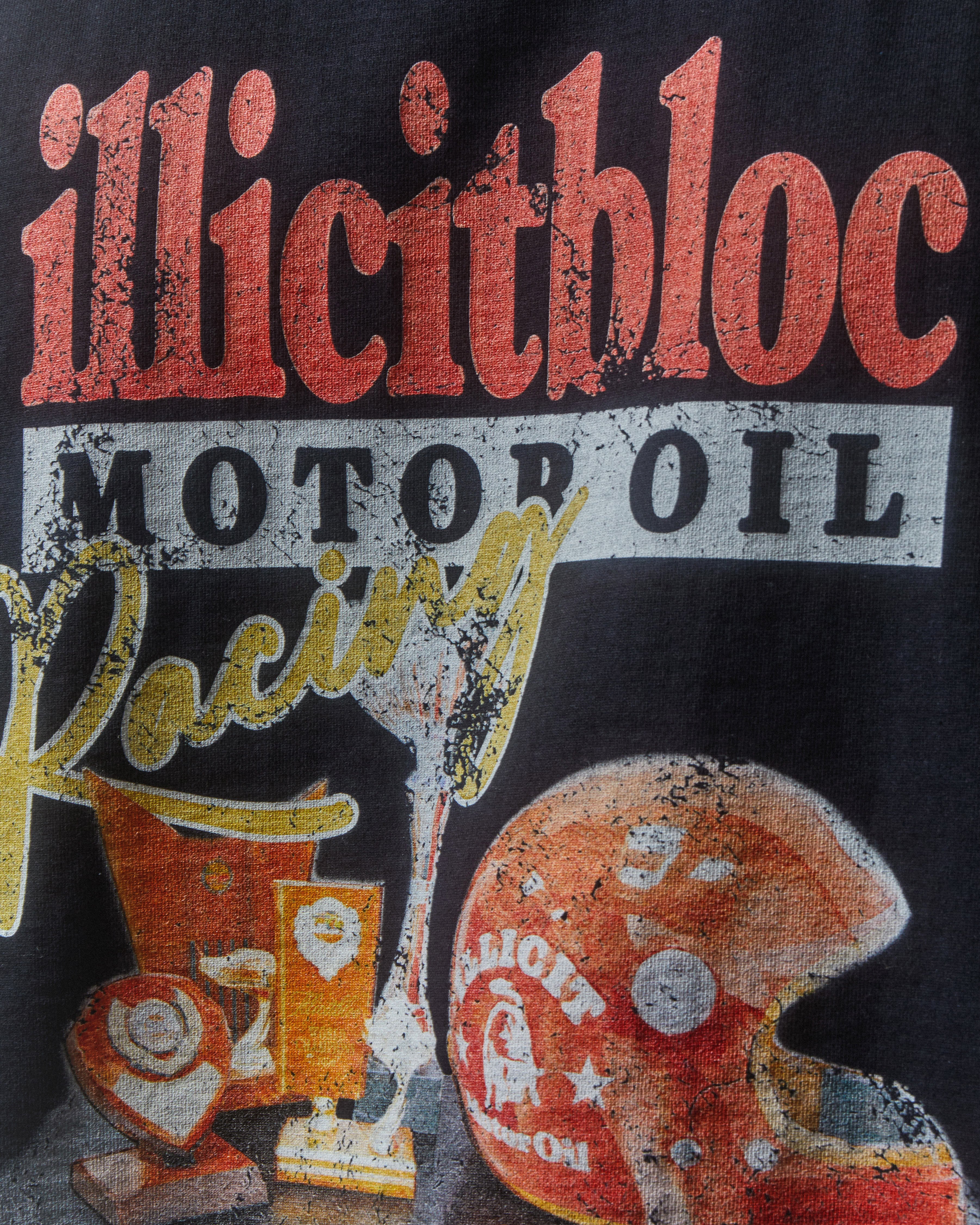 Mag Raw Hem T-shirt - Vintage Black