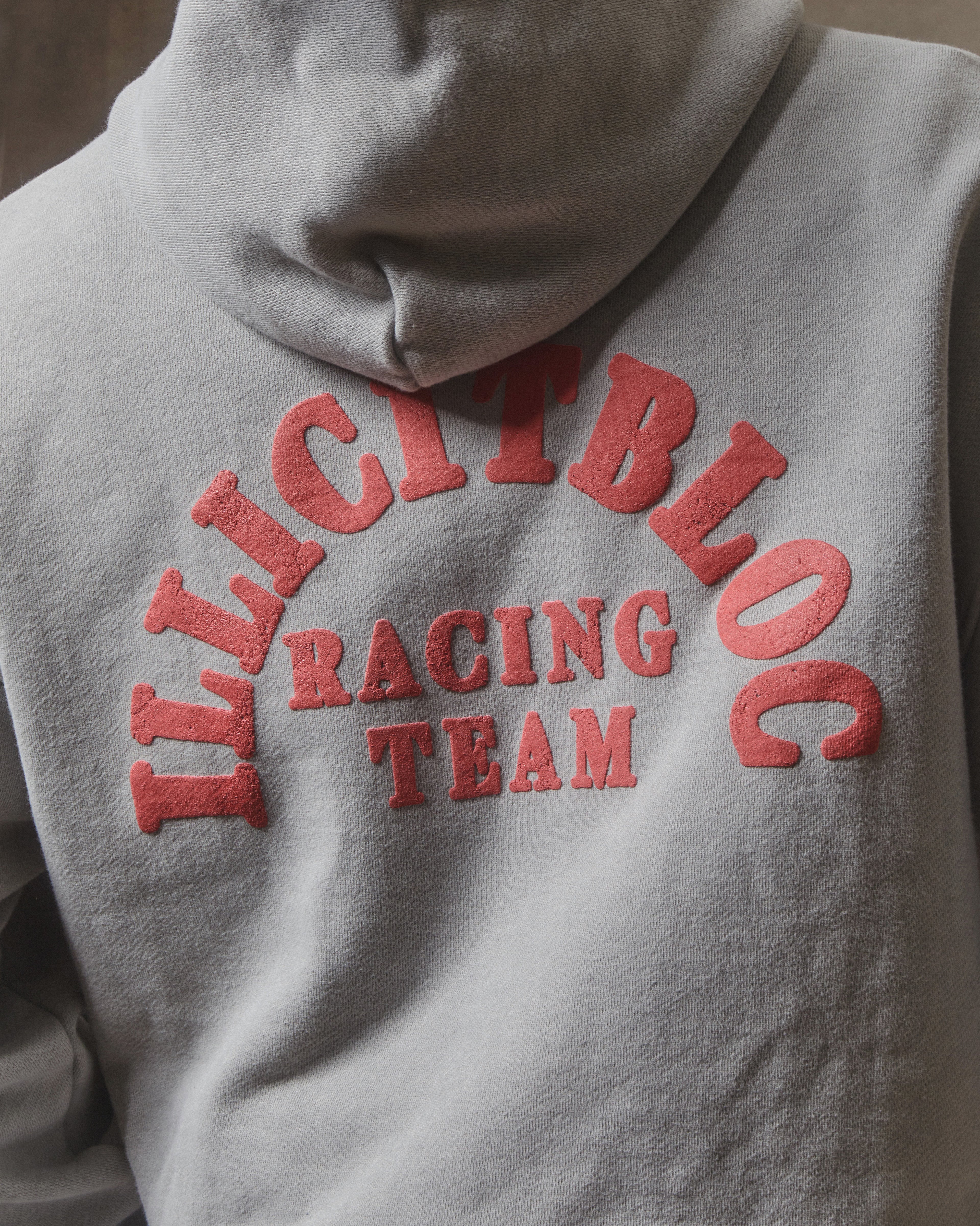 Racing Team Hoodie - Powder Grey
