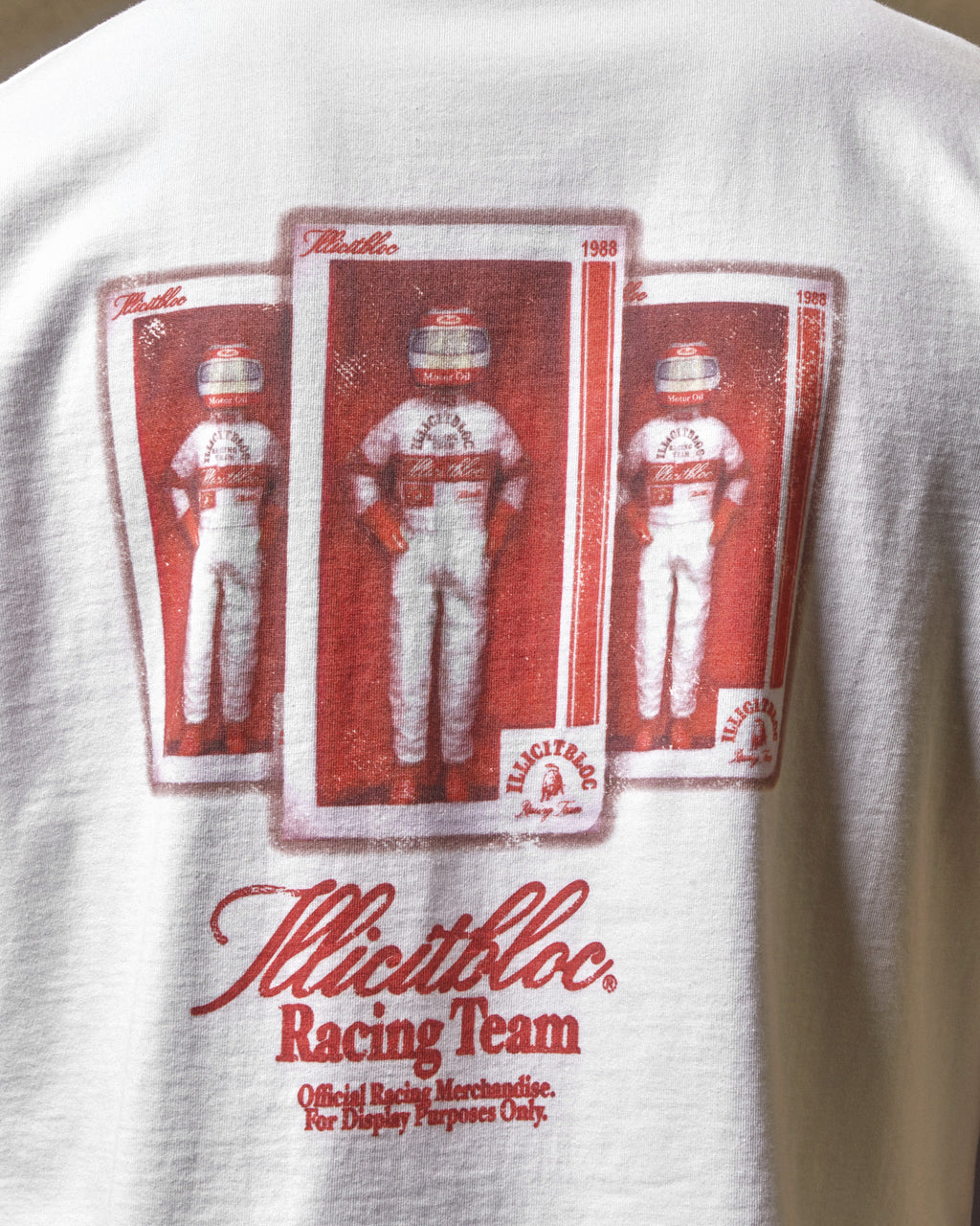 Driver Merch Raw Hem T-shirt - White