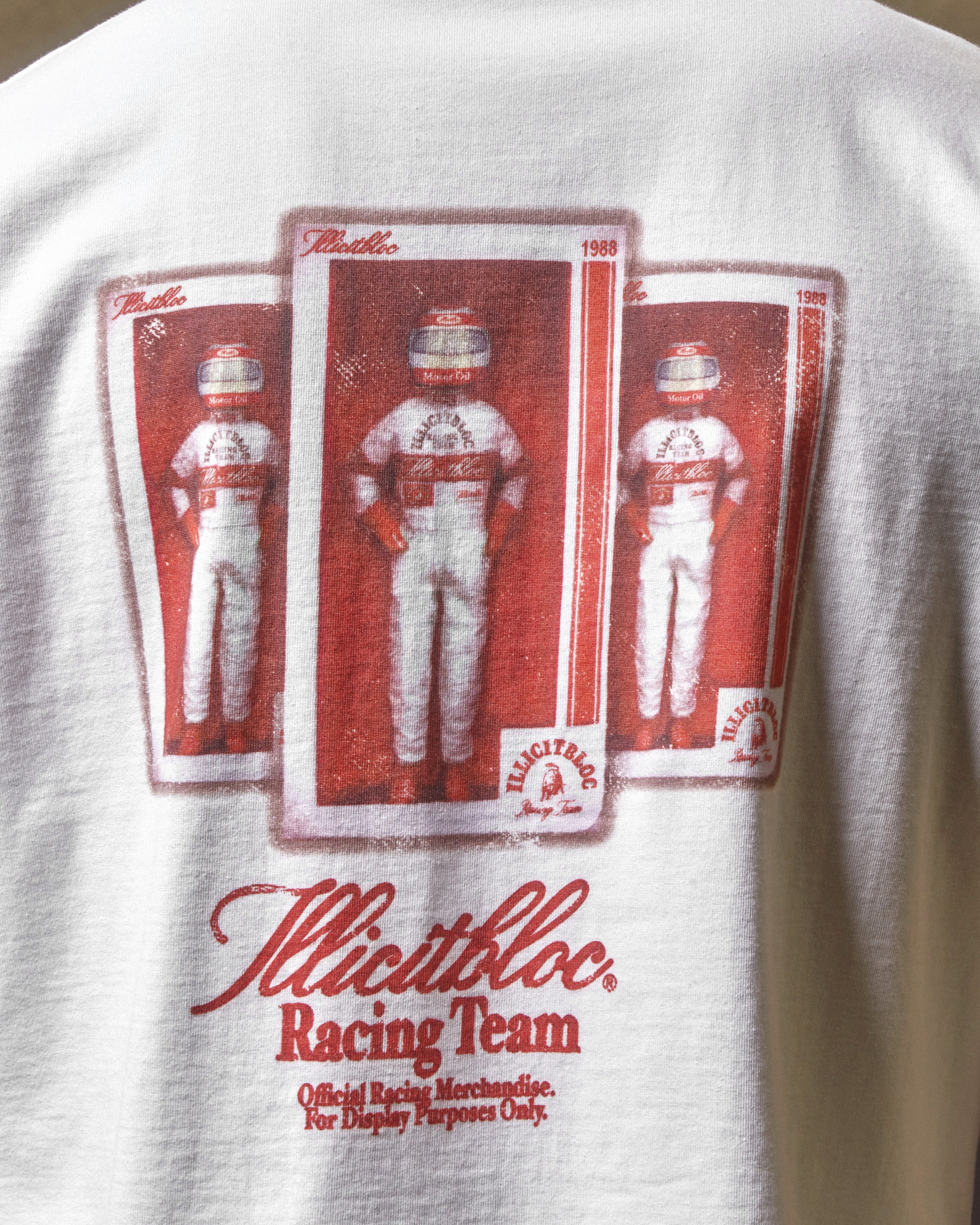 Driver Merch Raw Hem T-shirt - White