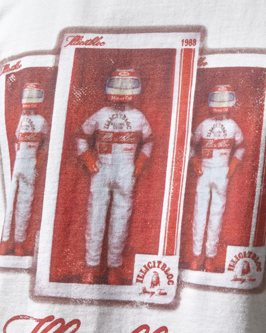 Driver Merch Raw Hem T-shirt - White