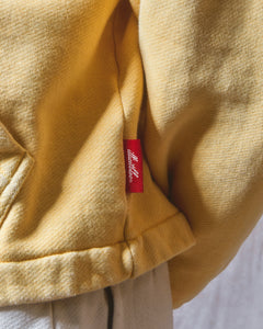 RACING APPLIQUÉ ZIP HOODIE - MIMOSA