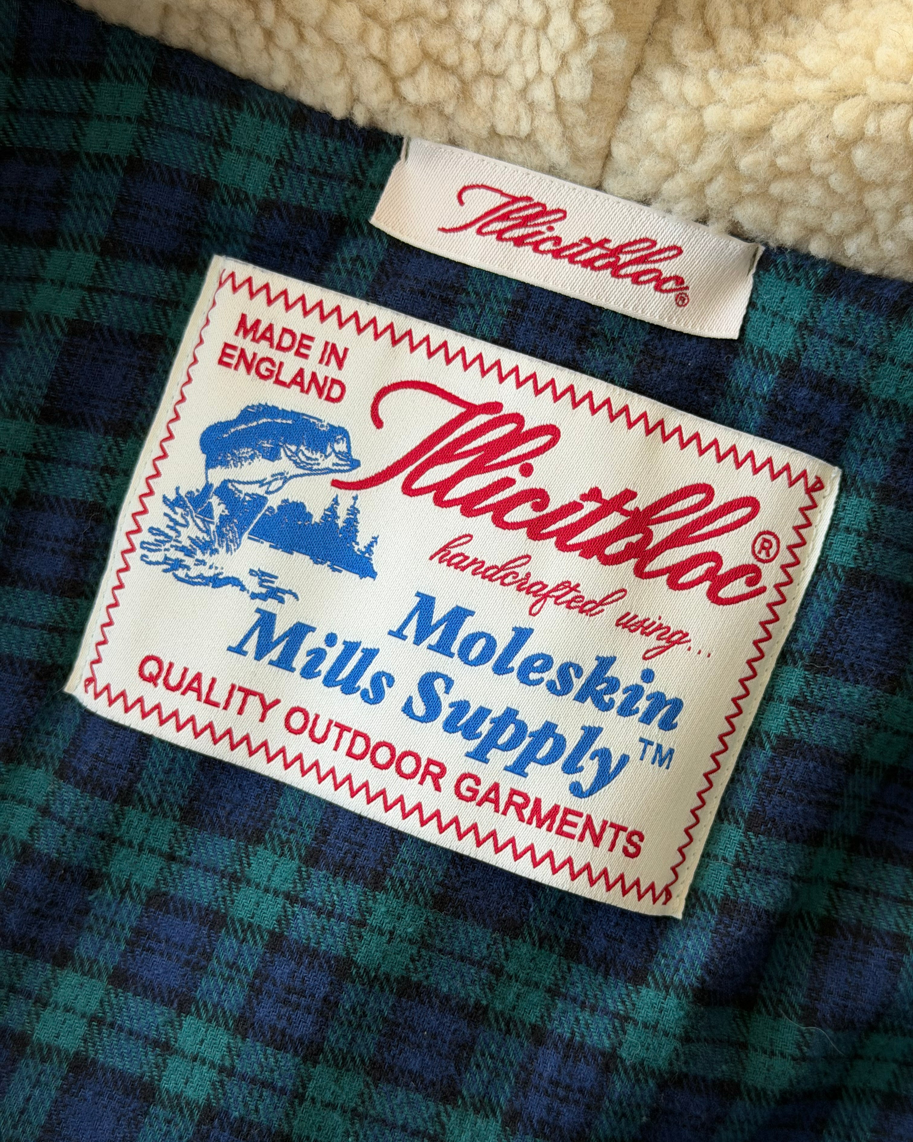 MOLESKIN ANGLER HOODED JACKET - MOSS GRAY