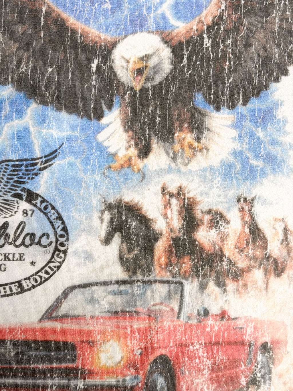 HORSEPOWER CLOUDWEAVE™ POCKET T-SHIRT - WHITE