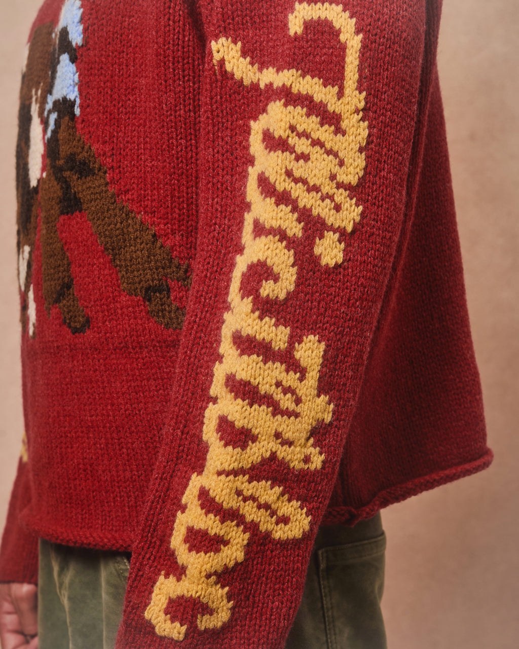 LASSO ROLLNECK PULLOVER - RED (SOLD OUT)