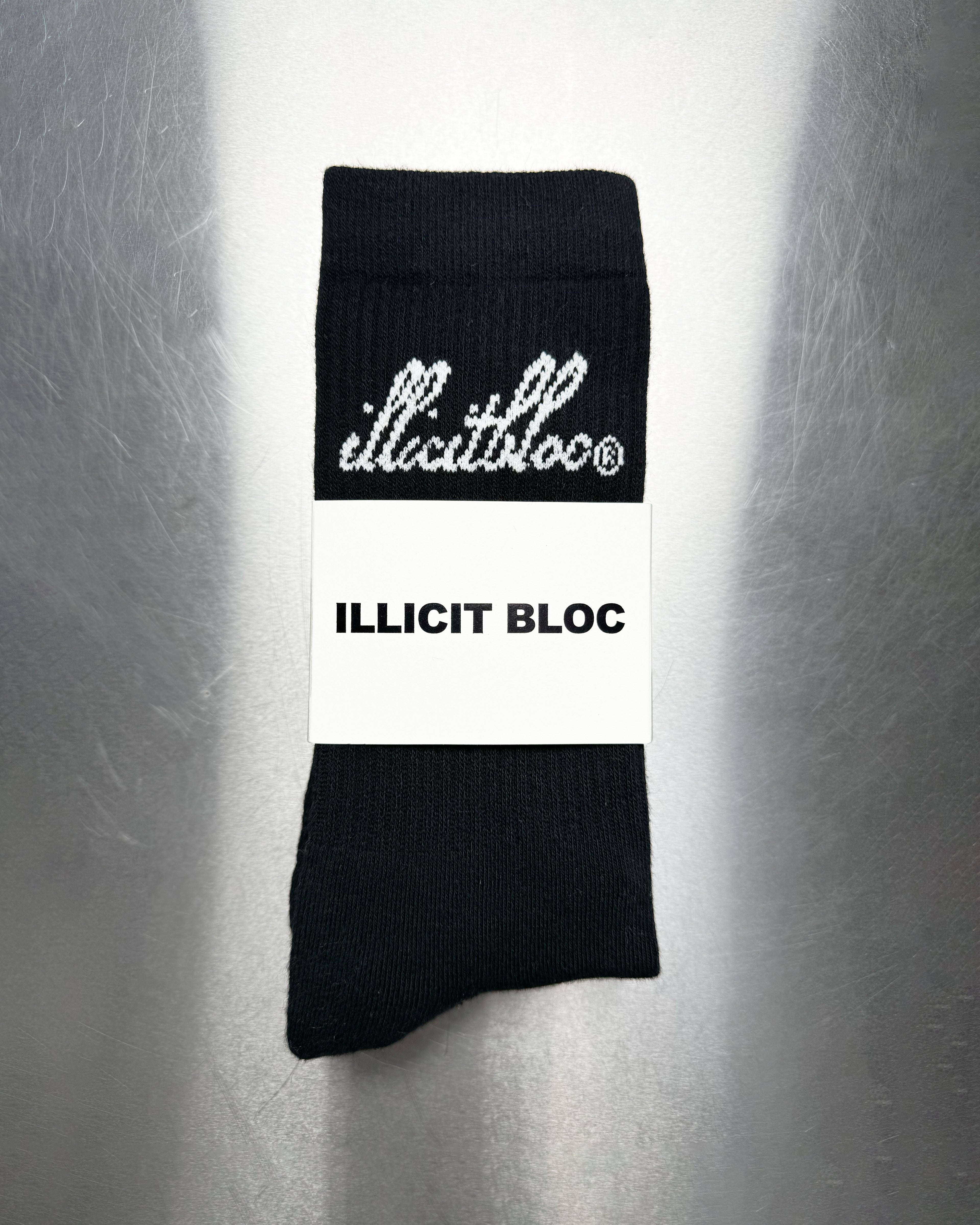 Jacquard Sock Twin Pack - Black