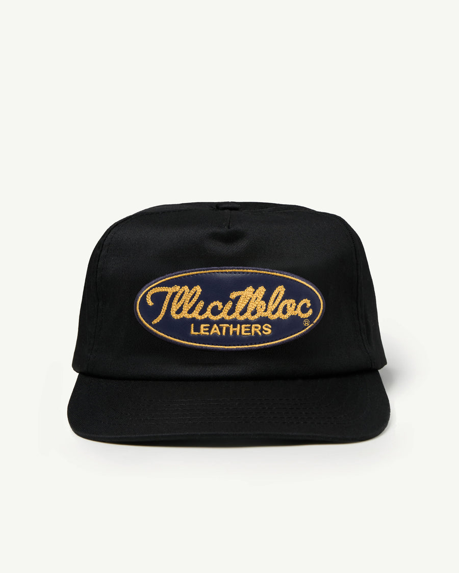 LEATHERS CAP - BLACK