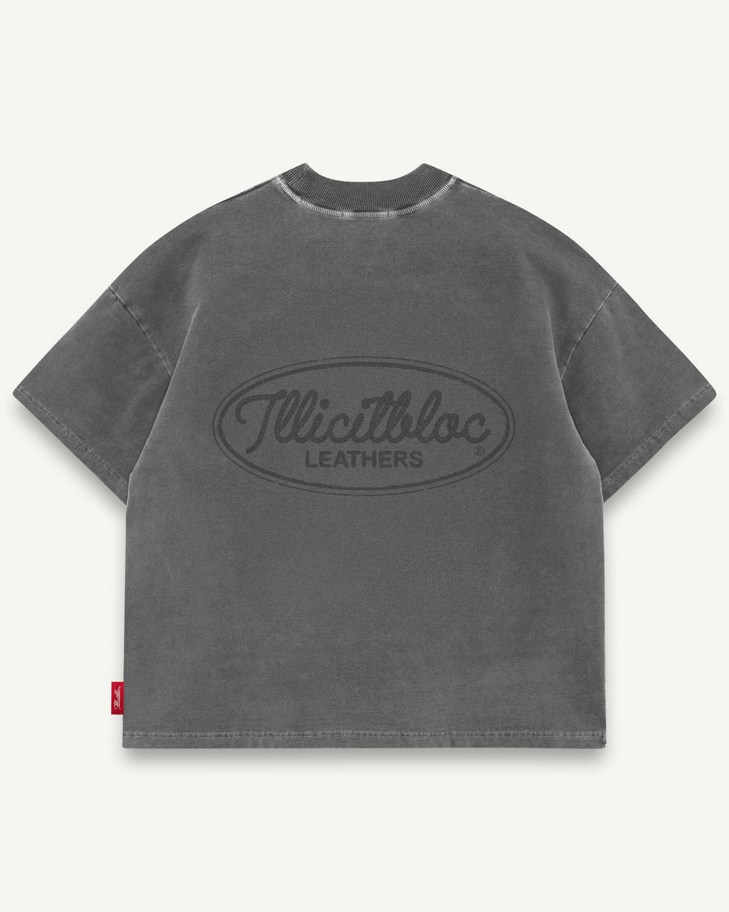 LEATHERS CLOUDWEAVE™ FADED POCKET T-SHIRT - CHARCOAL