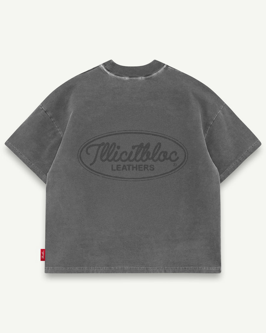 LEATHERS CLOUDWEAVE™ FADED POCKET T-SHIRT - CHARCOAL