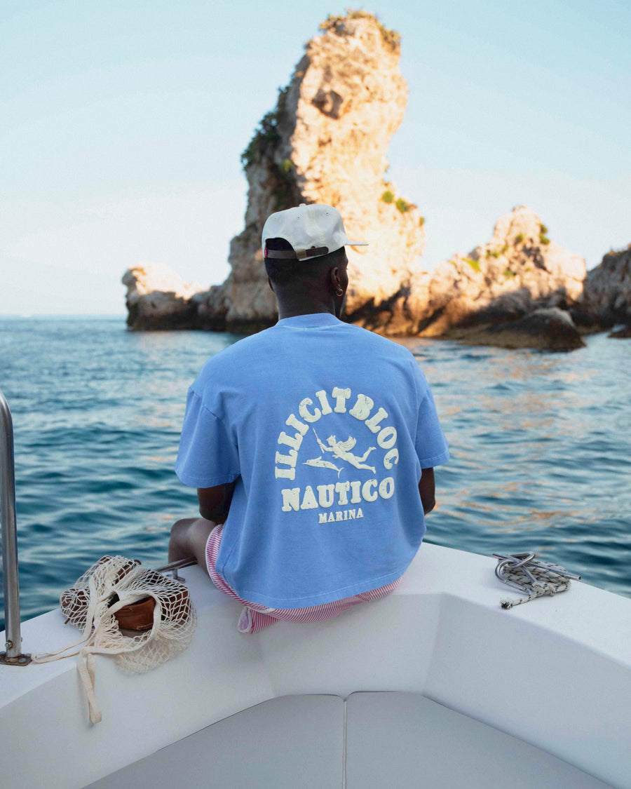 MARINA T-SHIRT - POWDER BLUE