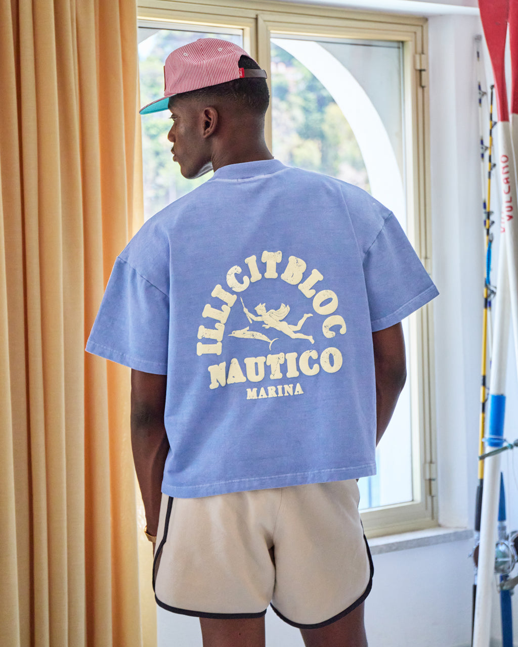 Marina T-shirt - Powder Blue