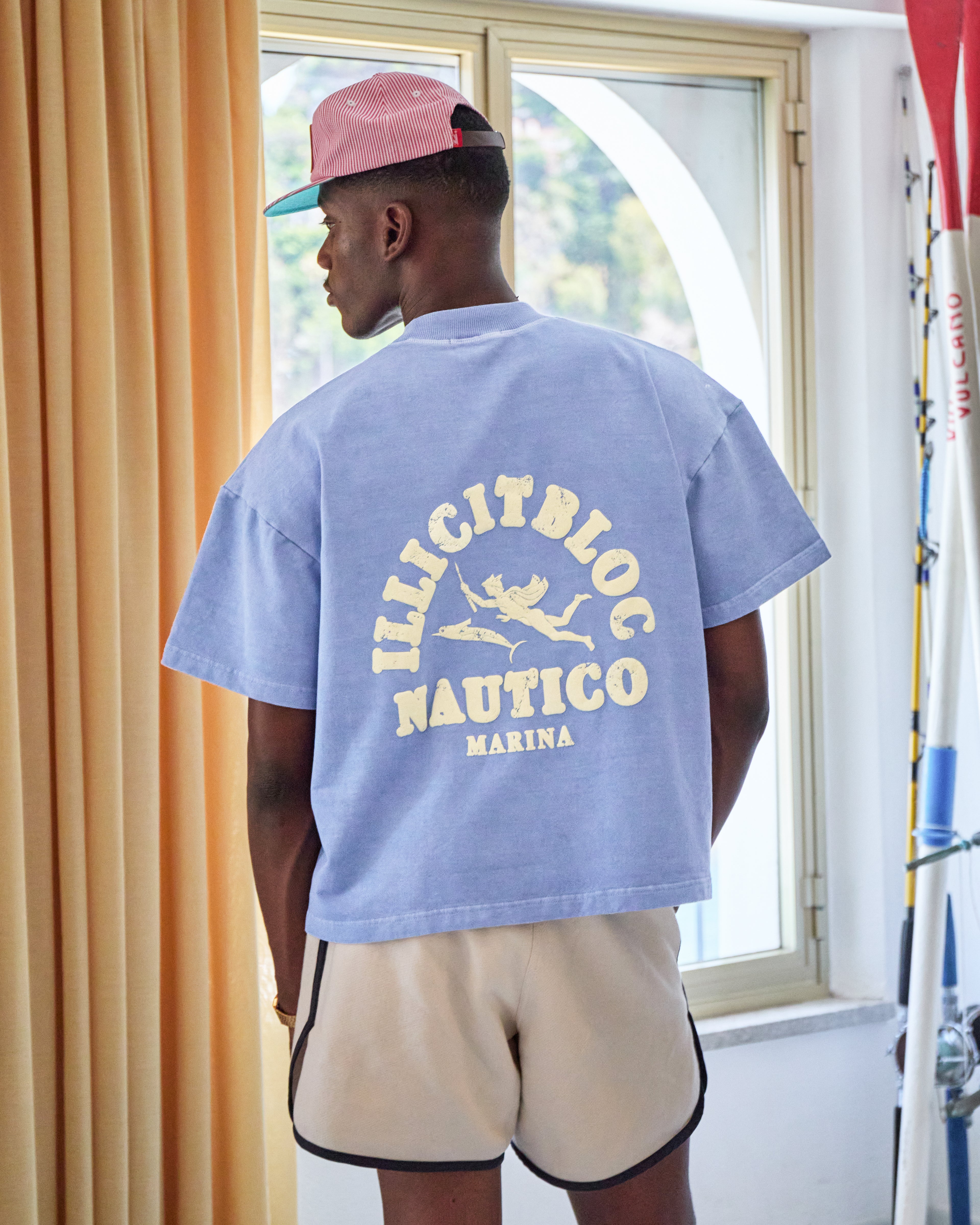 MARINA T-SHIRT - POWDER BLUE