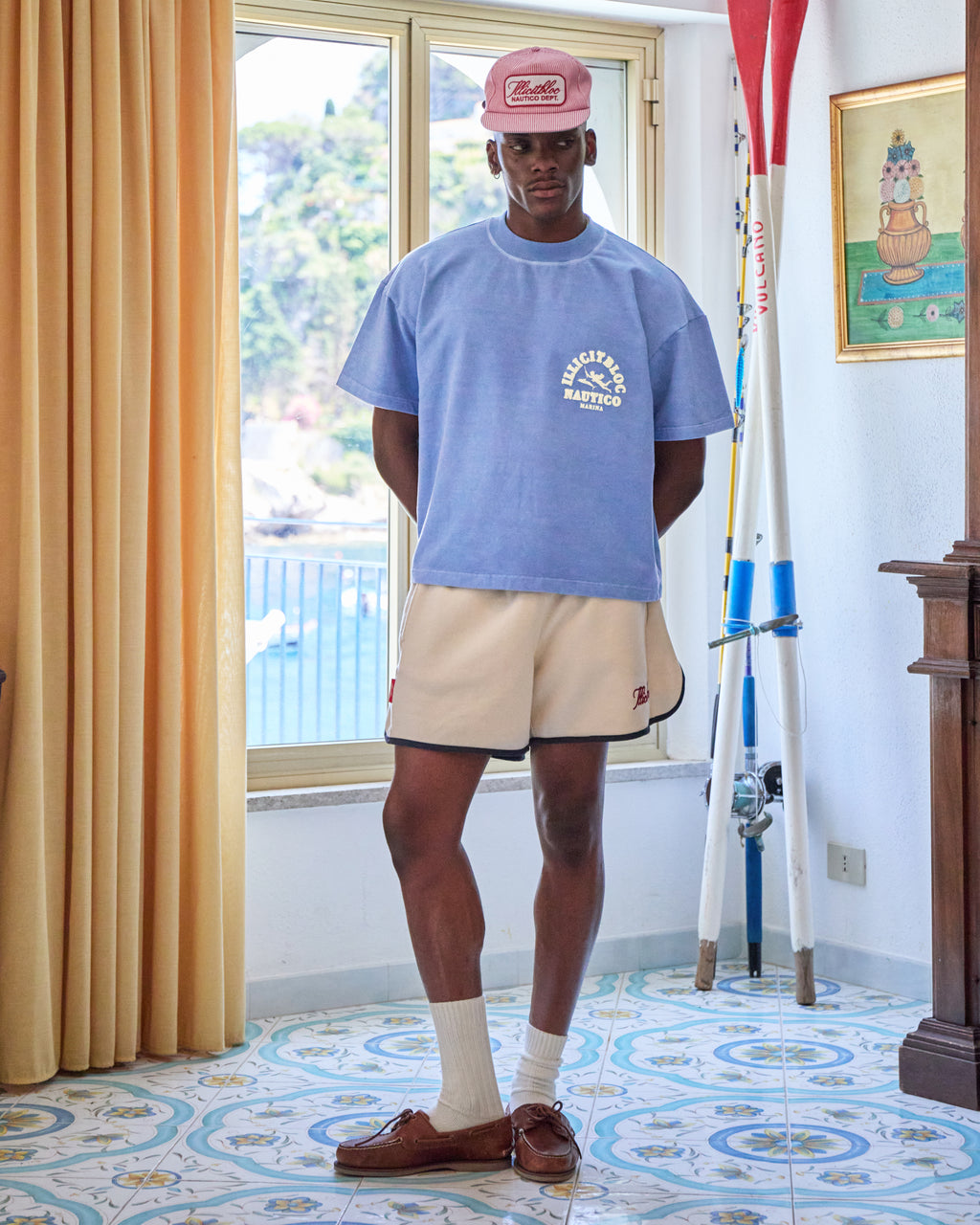 Marina T-shirt - Powder Blue