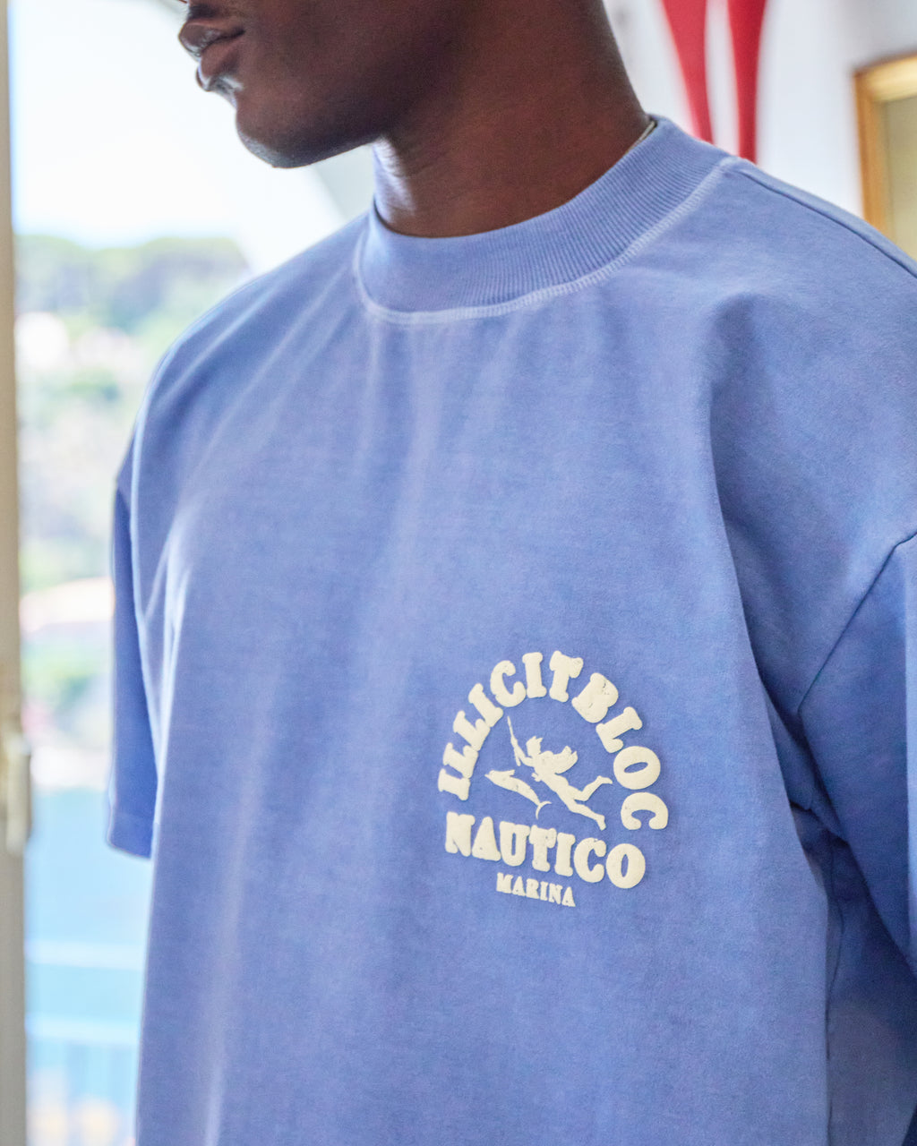 Marina T-shirt - Powder Blue