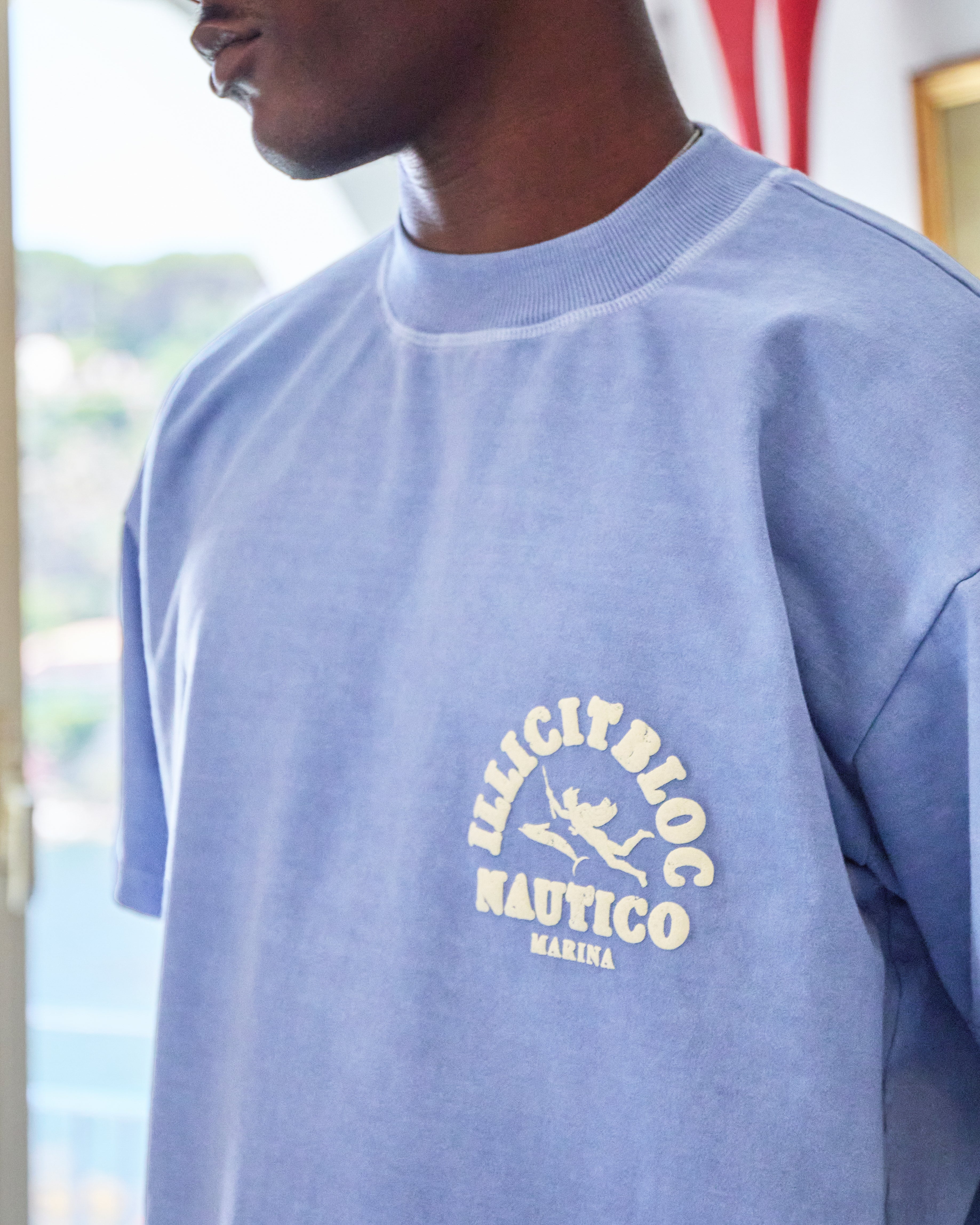 MARINA T-SHIRT - POWDER BLUE