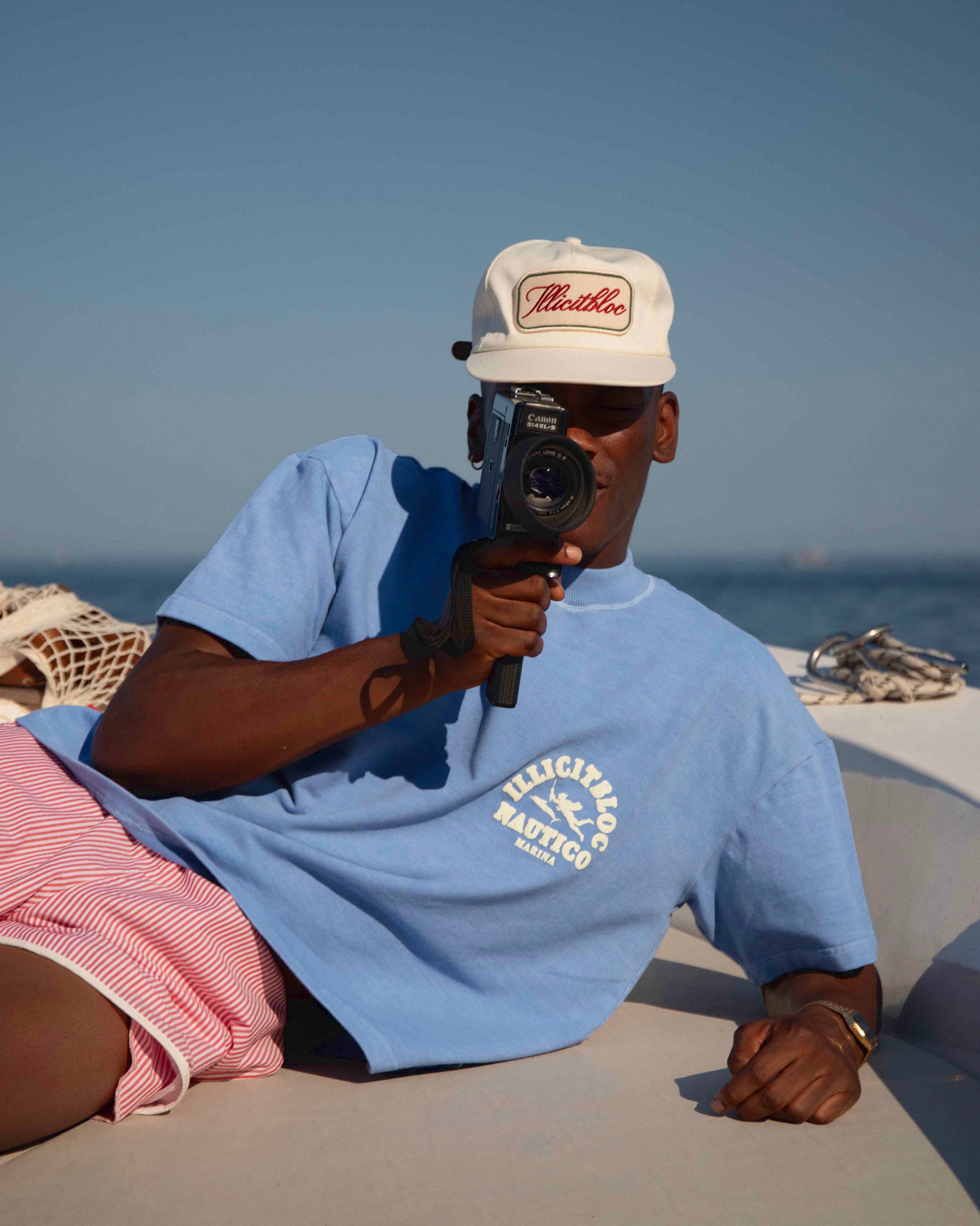 Marina T-shirt - Powder Blue