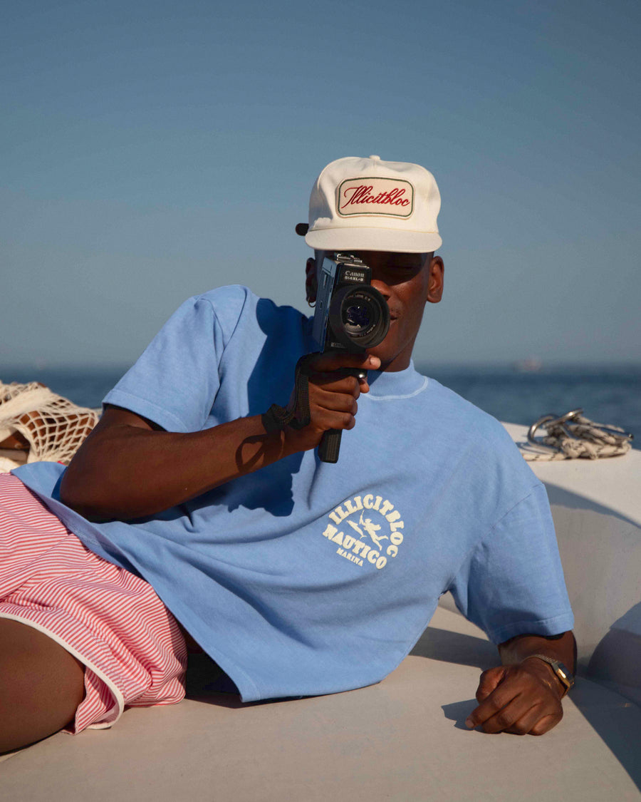 MARINA T-SHIRT - POWDER BLUE