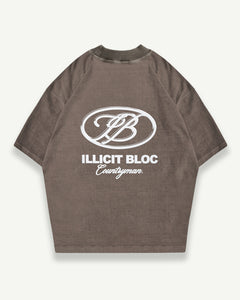 MARKER MASCOT T-SHIRT - WASHED BROWN