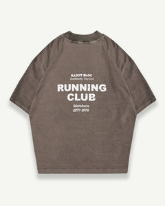 MEMBERS T-SHIRT - WASHED BROWN