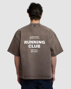 MEMBERS T-SHIRT - WASHED BROWN