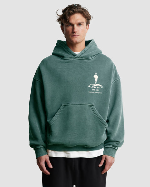 MEMBERS HOODIE - WASHED GREEN
